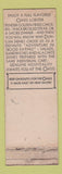 Matchbook Cover - Oasis Restaurant Branford CT Federal WEAR