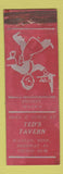 Matchbook Cover - Ted's Tavern Scanlon MN WEAR girlie