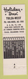 Matchbook Cover - Holiday Inn Tulsa OK Route 66