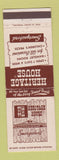 Matchbook Cover - Heritage House Springfield IL Route 66 Madison WI St Louis MO