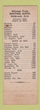 Matchbook Cover - Whiting Motor Hotel Holbrook AZ Route 66