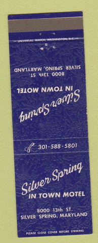 Matchbook Cover - Silver Spring Motel MD