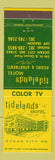 Matchbook Cover - Tidelands Motel Ocean City MD