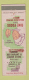Matchbook Cover - Souris Restaurant Liquor Store Towson MD