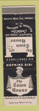 Matchbook Cover - The Town House Restaurant Baltimore MD