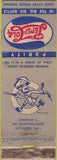 Matchbook Cover - Pepsi Cola Disney Company 69th Quartermaster WORN
