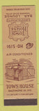 Matchbook Cover - Town House Restaurant Baltimore MD