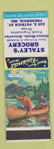 Matchbook Cover - Staley's Grocery Frederick MD