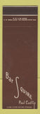 Matchbook Cover - Bar Squire Paul Cudlip Buffalo NY Bar Squire SAMPLE