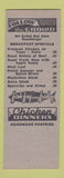 Matchbook Cover - Mayflower Grill Kansas City MO SAMPLE