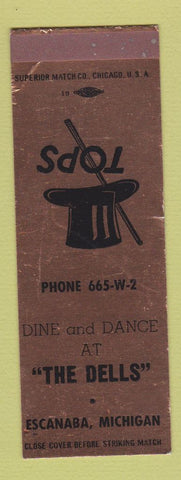 Matchbook Cover - The Dells Escanaba MI SAMPLE