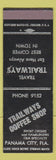 Matchbook Cover - Trailways Coffee Shop Panama City FL SAMPLE