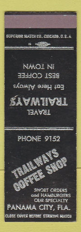 Matchbook Cover - Trailways Coffee Shop Panama City FL SAMPLE