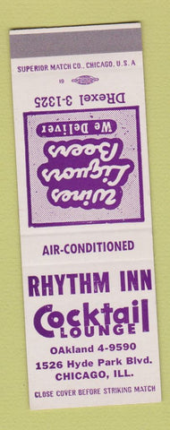 Matchbook Cover - Rhythm Inn Chicago IL SAMPLE