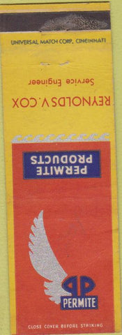 Matchbook Cover - Permite Products Cincinnati OH