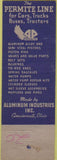 Matchbook Cover - Permite Products Cincinnati OH