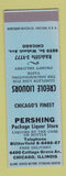 Matchbook Cover - Pershing Liquor Store Chicago IL Creole Liquors SAMPLE