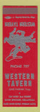 Matchbook Cover - Western Tavern Sand Springs OK SAMPLE