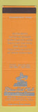 Matchbook Cover - Straw Hat Club Bar Restaurant Cape Canaveral FL SAMPLE