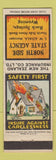 Matchbook Cover - North Side State Insurance Rock Springs WY SW Asiala