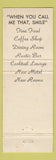 Matchbook Cover - The Virginian 1961 Medicine Bow WY