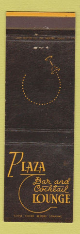 Matchbook Cover - Plaza Bar Cocktail Lounge Laramie WY