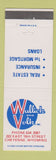 Matchbook Cover - Wallick and Volk Real Estate Insurance Cheyenne WY