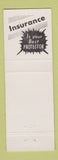 Matchbook Cover - Wallick and Volk Real Estate Insurance Cheyenne WY