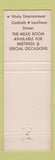 Matchbook Cover - The Viking Casper WY