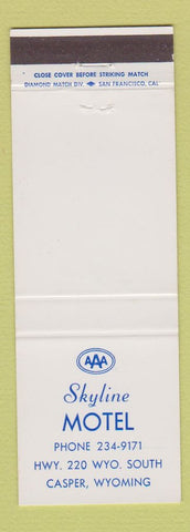 Matchbook Cover - Skyline Motel Casper WY
