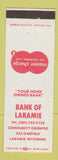 Matchbook Cover - Bank of Laramie WY
