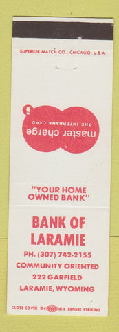 Matchbook Cover - Bank of Laramie WY