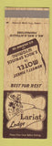Matchbook Cover - Lariat Lodge Motel Rock Springs WY