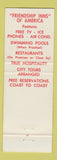 Matchbook Cover - Friendship Nomad Inn Rock Springs WY