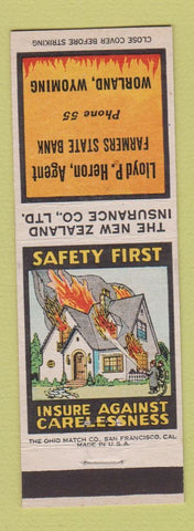 Matchbook Cover - Lloyd Heron Insurance Worland WY