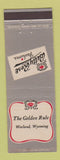 Matchbook Cover - Golden Rule Betty Rose Women's Clothes Worland WY