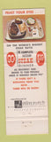 Matchbook Cover - Bonanza Sirloin Pits Casper WY