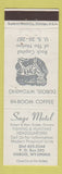 Matchbook Cover - Sage Motel Dubois WY