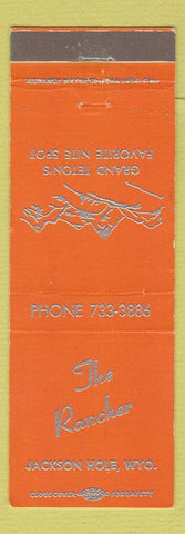 Matchbook Cover - The Rancher Jackson Hole WY WEAR