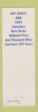 Matchbook Cover - Bankers Gift Supply Cheyenne WY