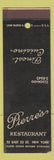 Matchbook Cover - Pierre's Restaurant New York City SAMPLE