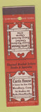 Matchbook Cover - Curtis House Woodbury CT