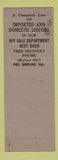 Matchbook Cover - Tee Off Restaurant San Francisco CA