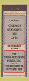 Matchbook Cover - Smith Armstrong Forge Cleveland OH Federal