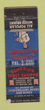 Matchbook Cover - Superior Malt Shoppe Fort Wayne IN WORN Federal