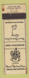 Matchbook Cover - Mount Madison Hotel Gorham NH WEAR