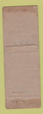 Matchbook Cover - Press Cafeterias Washington DC DQ POOR STRIKER DQ WORN