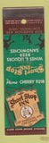 Matchbook Cover - Short Stop Inn Cincinnati OH baseball FEATURE SAMPLE