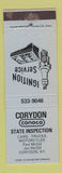 Matchbook Cover - Corydon Conoco oil gas Corydon KY