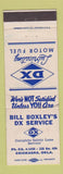 Matchbook Cover - Bill Boxley's DX oil gas Chickasha OK